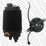Радиатор охлаждения с кулером, левый Lifan LF150,200-10B (MUS)